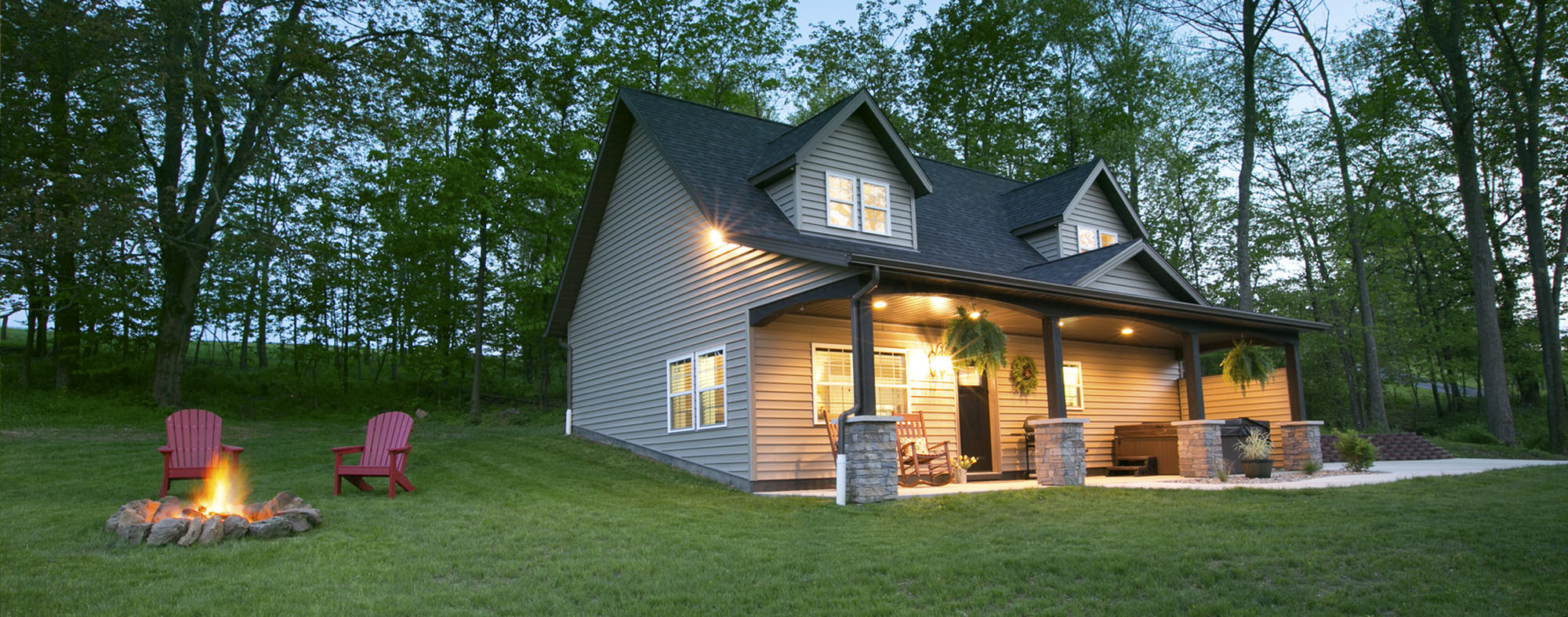 Briarwood Amish Country Cabins - On the edge of a wood, by ...